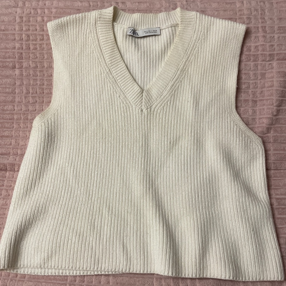 Knit winter vest